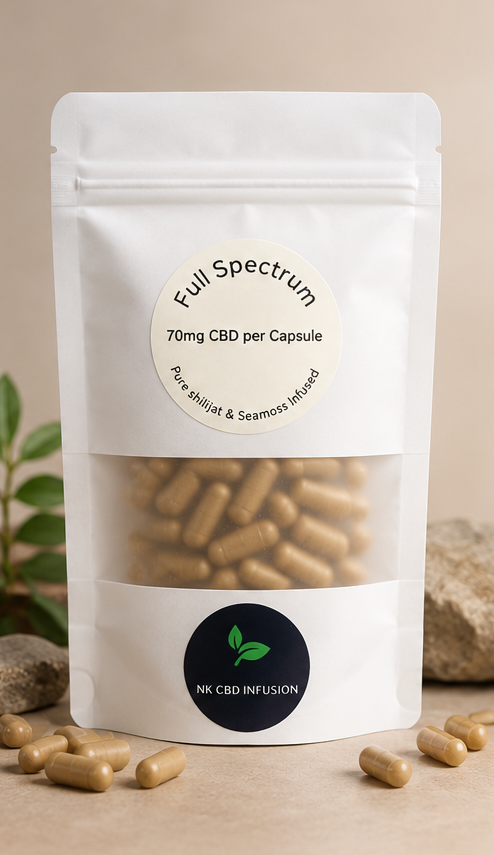 Full Spectrum CBD Capsules – 70mg - Pack of 30